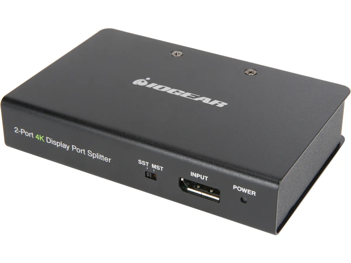 IOGEAR IOGEAR GDPSP2 2-Port DisplayPort 1.2 Splitter 4096x2160@60Hz — product photo