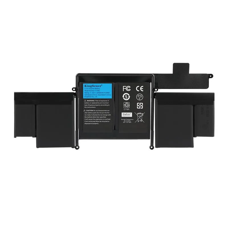 KingSener KingSener A1582 laptop battery 6559mAh 74.9Wh 11.42V for Apple MacBook Pro 13 inch Retina A1502 2015 — product photo