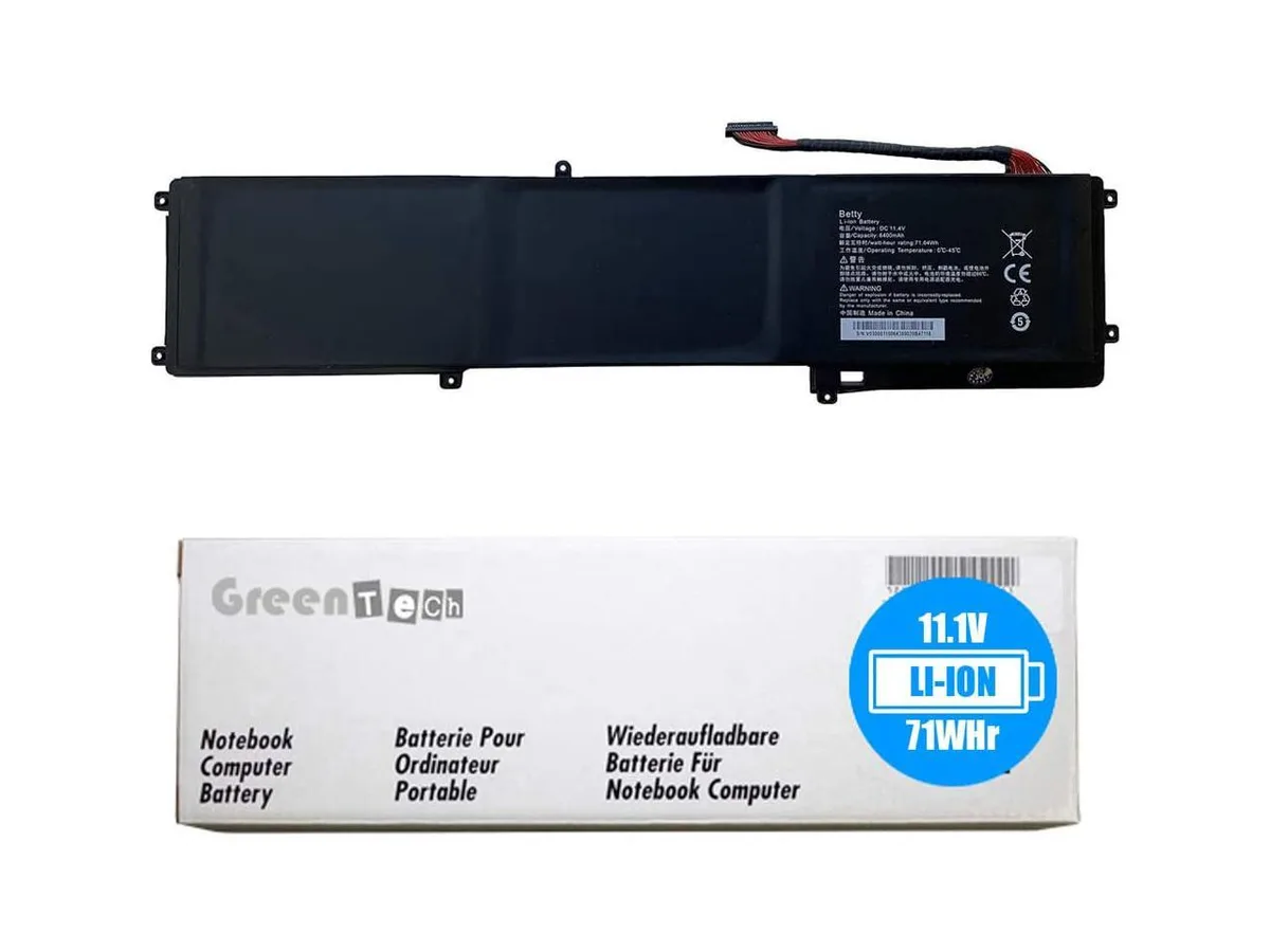 NShi NShi laptop battery 11.1V 71Whr 3-cell 6400mAh for Razer Blade 14 2013-2015 — product photo
