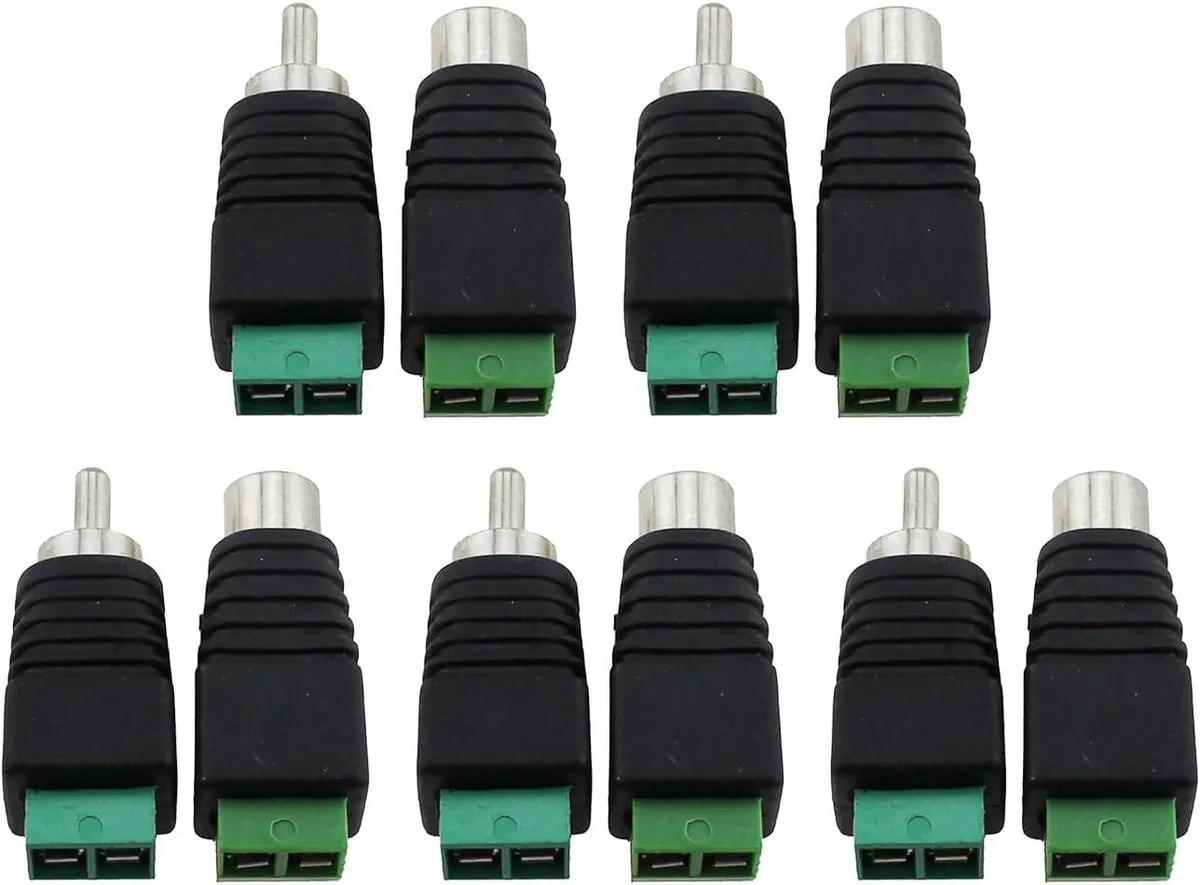 Boxwave Boxwave RCA Solderless Audio Adapter 10pcs 37mm 1.46inch — product photo