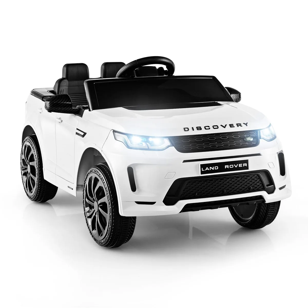 SlickBlue SlickBlue 12V Kids Ride-On Car White 42.5in 26.5lb — product photo