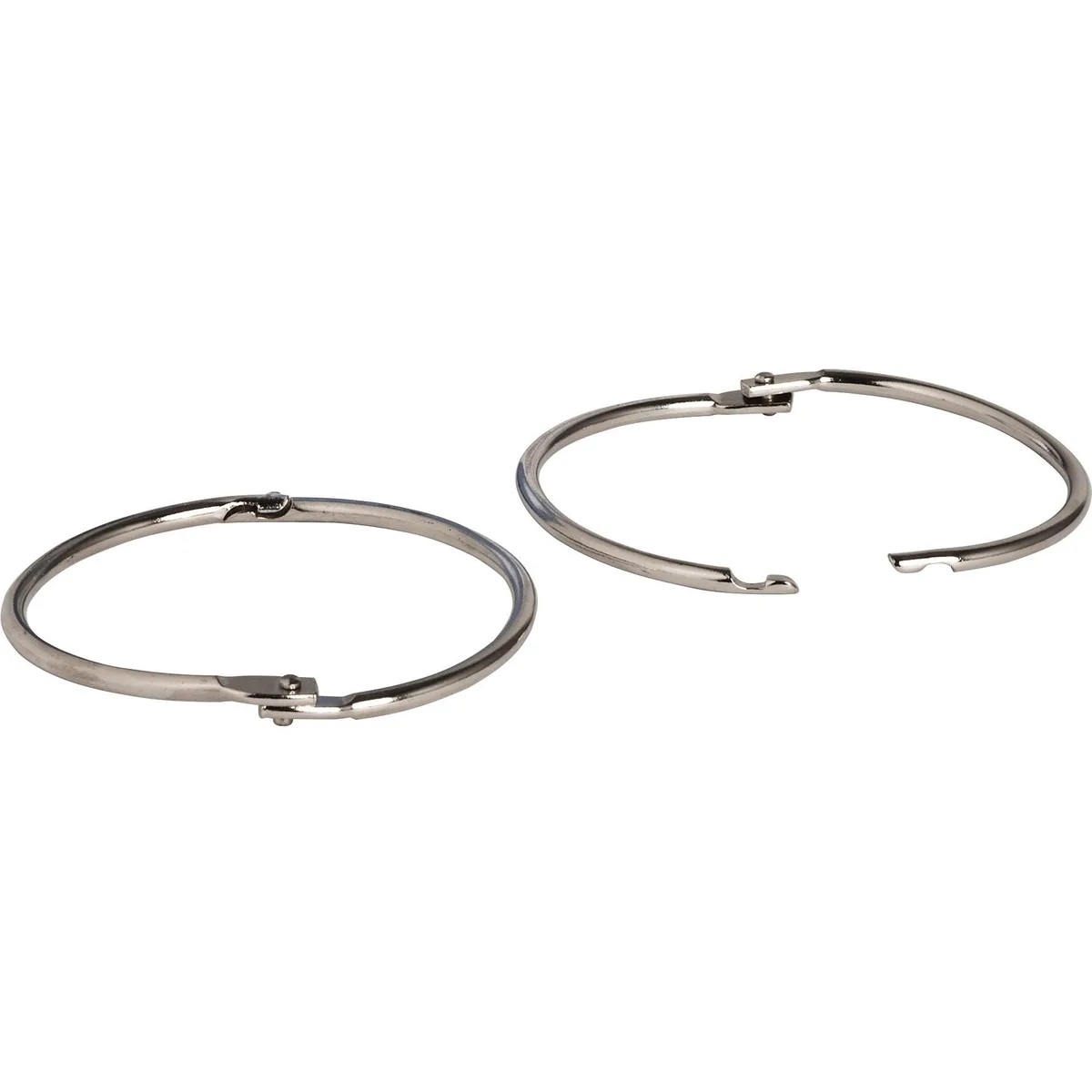 Business Source Business Source 01441 Book Rings 3" Silver Nickel Plated 10 Pack — product photo