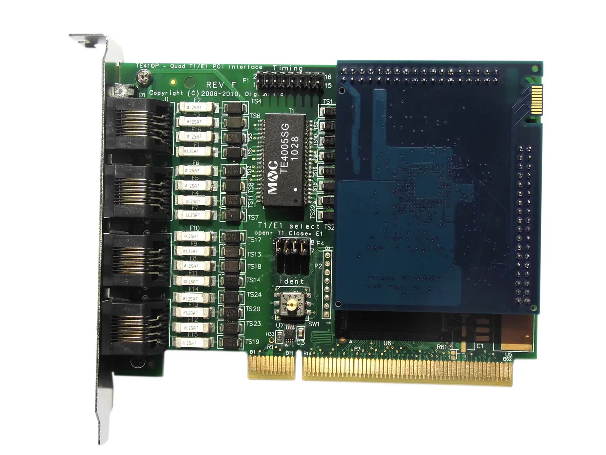 SunnyStar Co., Ltd SunnyStar Co., Ltd TE210P 2-port PCI telephone accessory with VPMOCT128 echo cancellation — product photo
