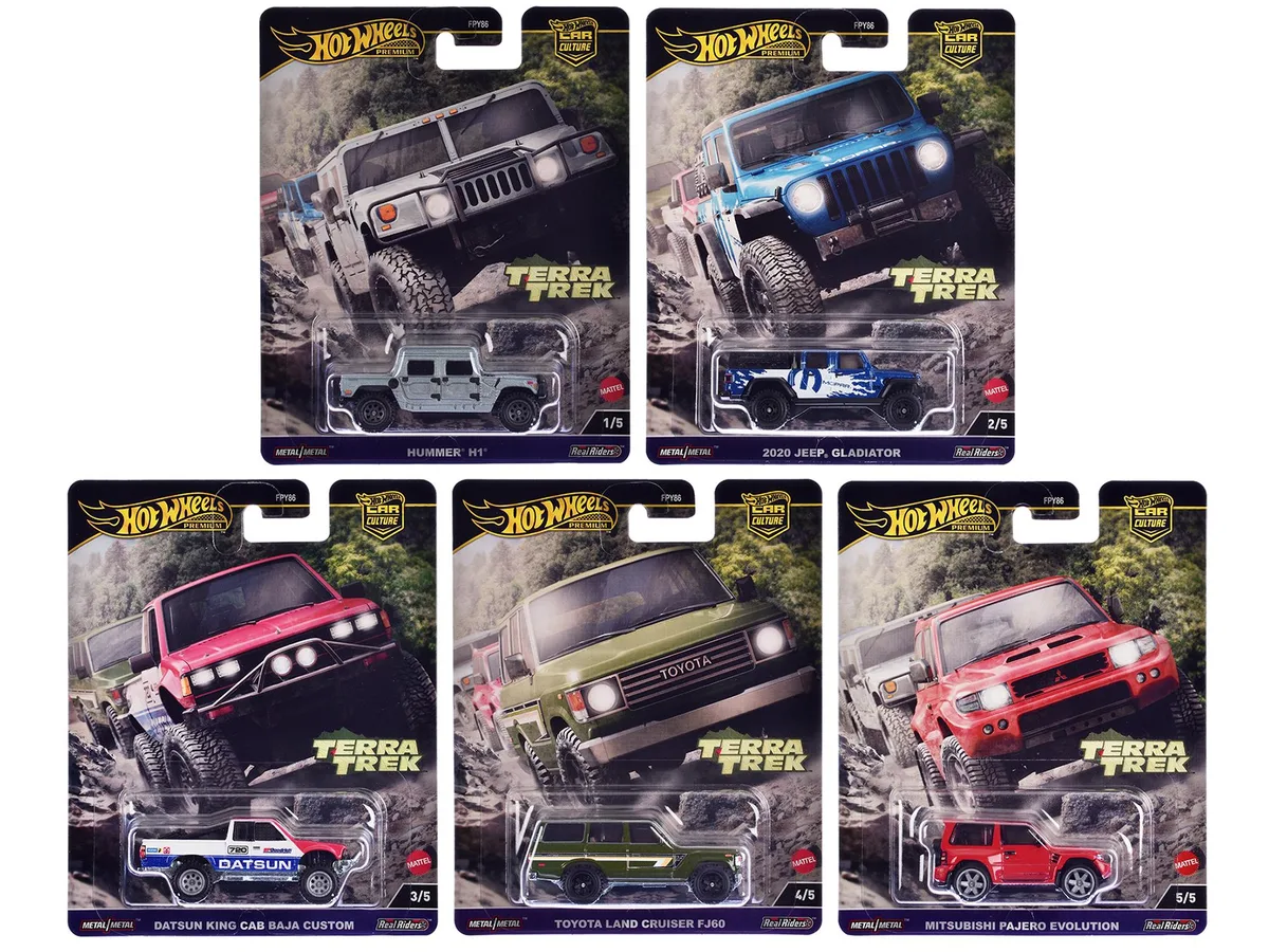 Hot Wheels Hot Wheels Car Culture 2024 Series C Terra Trek 5-Piece Diecast Set — product photo