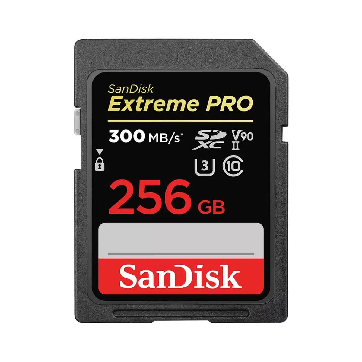 SanDisk SanDisk Extreme PRO SDSDXDM-256G-GN4IN 256GB SDXC UHS-II V90 memory card — product photo