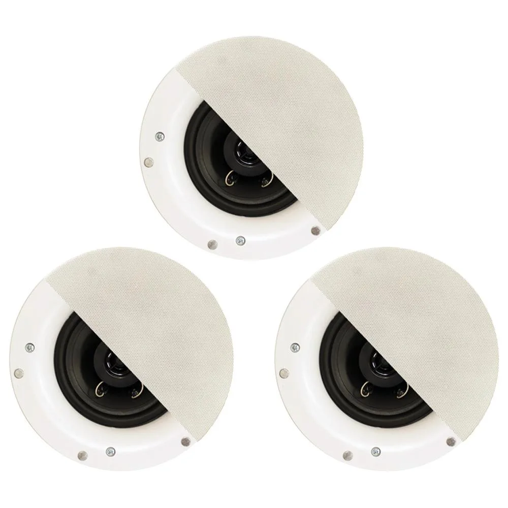 Goldwood Sound, Inc. Goldwood Sound R192 Frameless In-Ceiling 3 Speaker Set 5.25" home audio speaker — product photo
