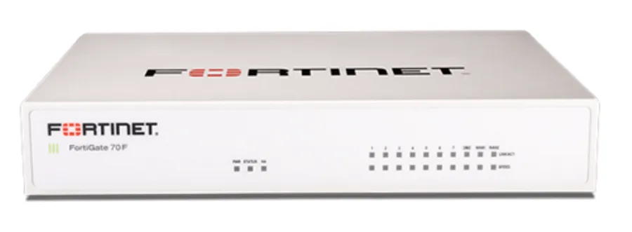 Fortinet Fortinet FG-70F firewall appliance 10 GE RJ45 ports — product photo