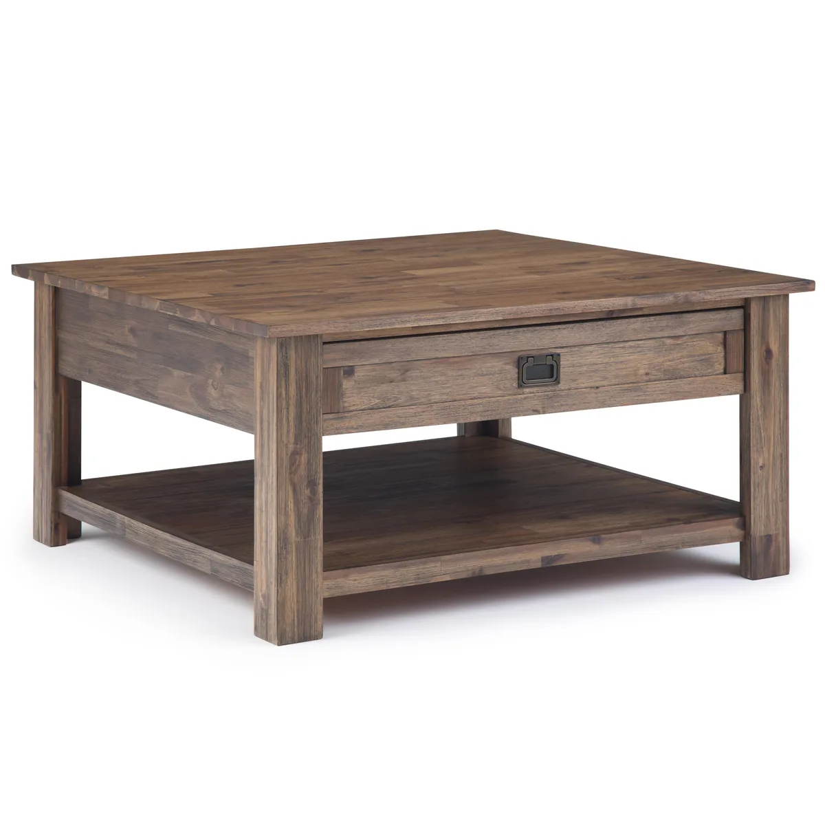tuphen tuphen Monroe Square Coffee Table Rustic Natural Aged Brown 38" 18.5"H — product photo