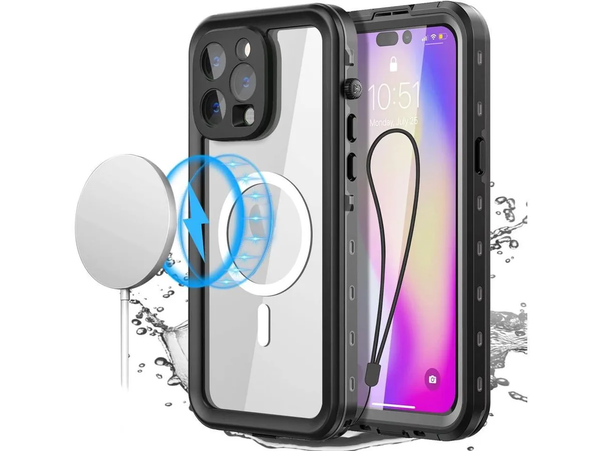 BONAEVER BONAEVER iPhone 14 Pro Waterproof MagSafe Case 6.1" Black — product photo