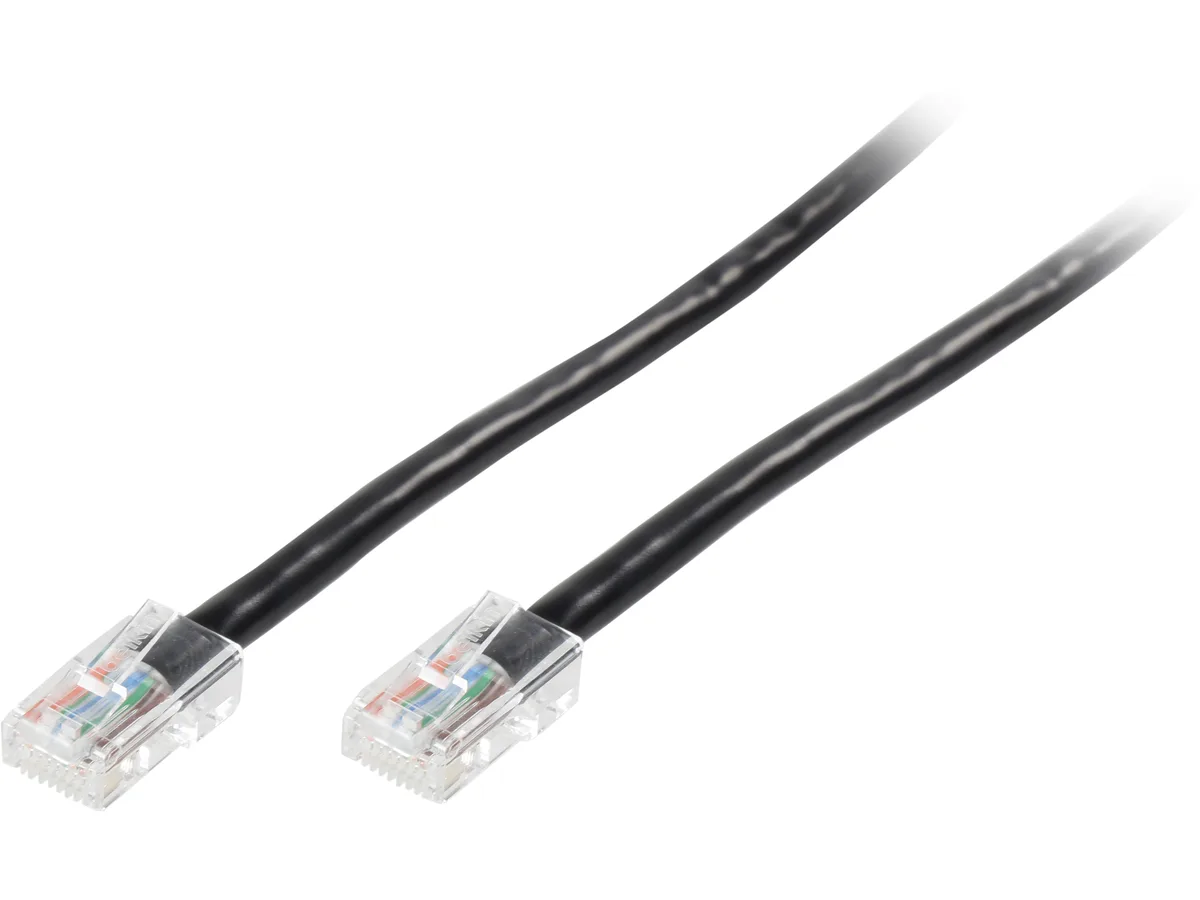 Belkin Belkin A3L791-25-BLK 25 ft Cat 5E network ethernet cable — product photo