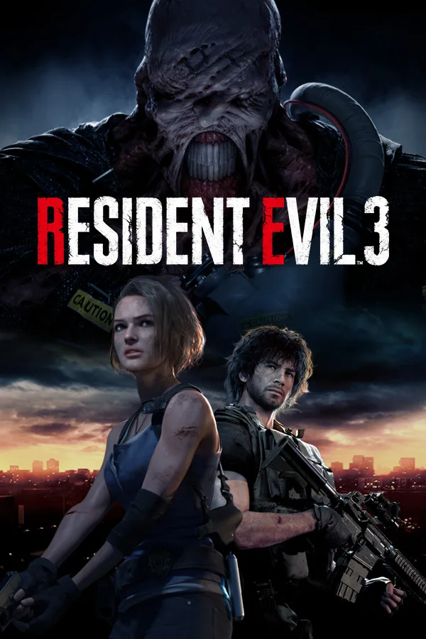 Digital game code card for Resident Evil 3 on PC via Steam