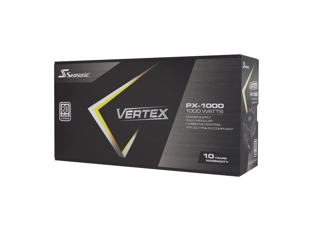 Seasonic Seasonic VERTEX PX-1000 1000W 80+ Platinum ATX 3.0 power supply — product photo