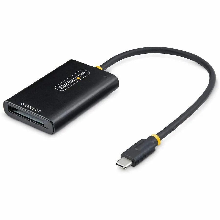 Compact silver USB-C CFexpress Type B card reader