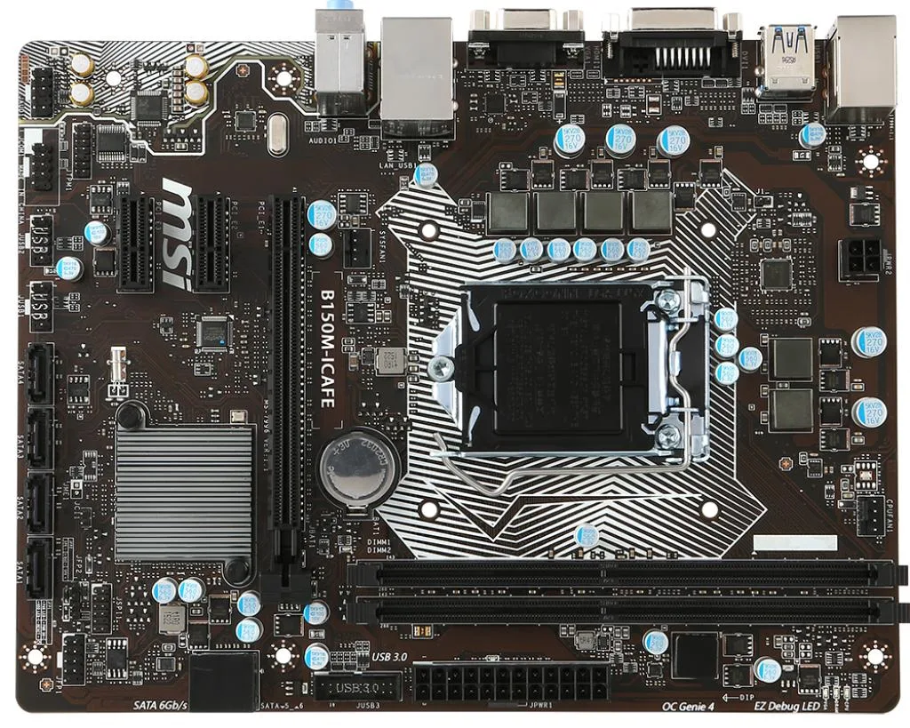 MSI MSI B150M ICAFE Intel B150 LGA 1151 DDR4 Micro ATX Motherboard — product photo
