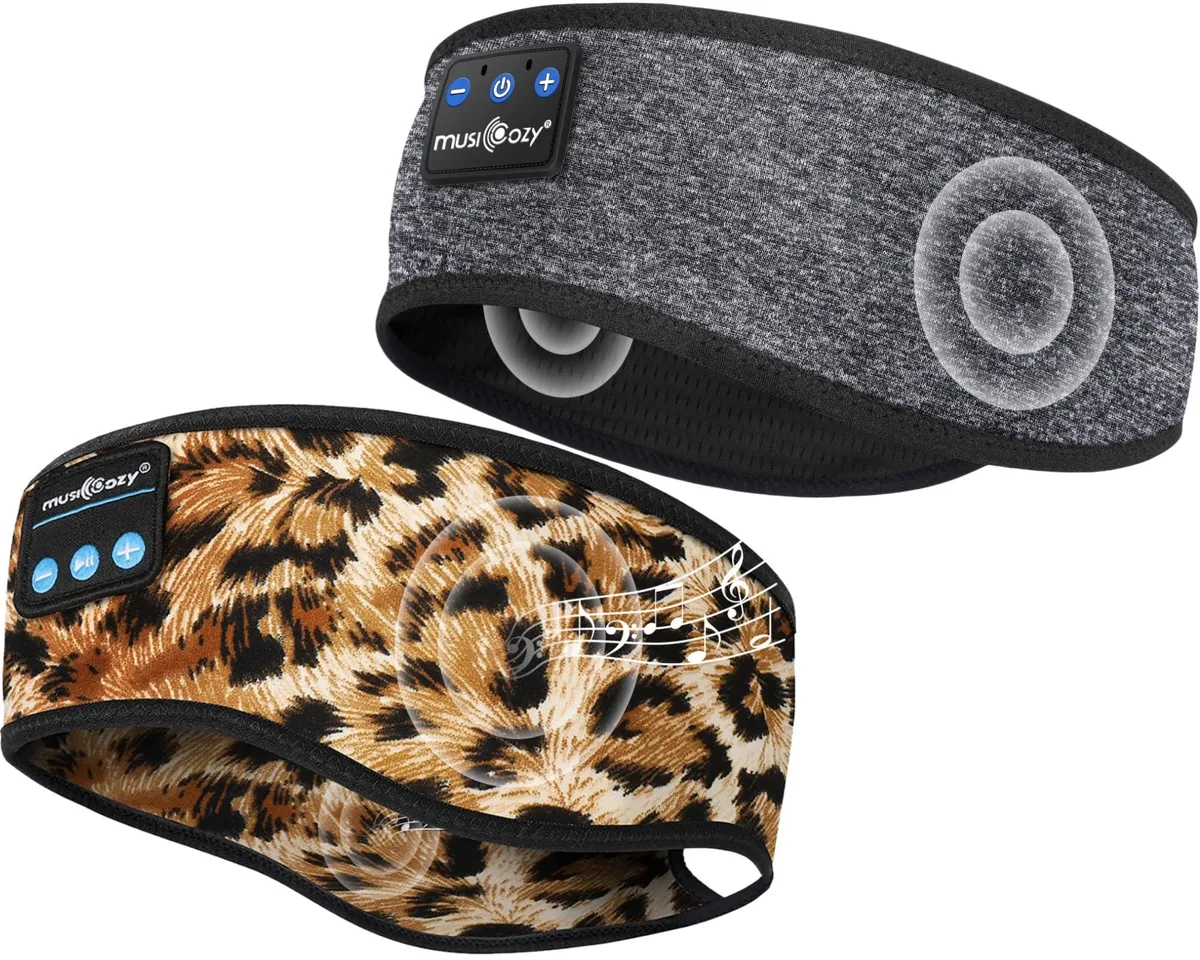 MUSICOZY Bluetooth 5.4 Sleep Headband Headphones White Pack of 2 — product photo
