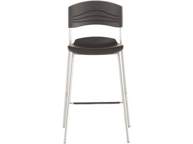 Iceberg Iceberg 64527 CaféWorks Bistro Stool Graphite/Silver office furniture — fotografija izdelka