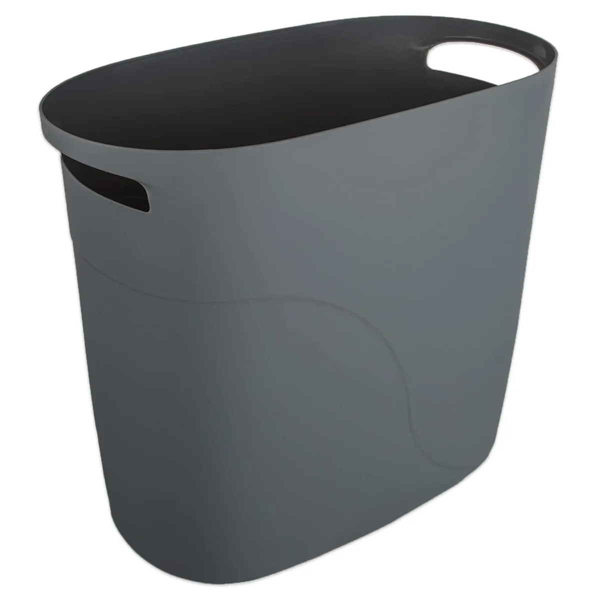  JiatuA TC-5 12-Pack 3.2-Gallon Slim Waste Basket Grey — product photo