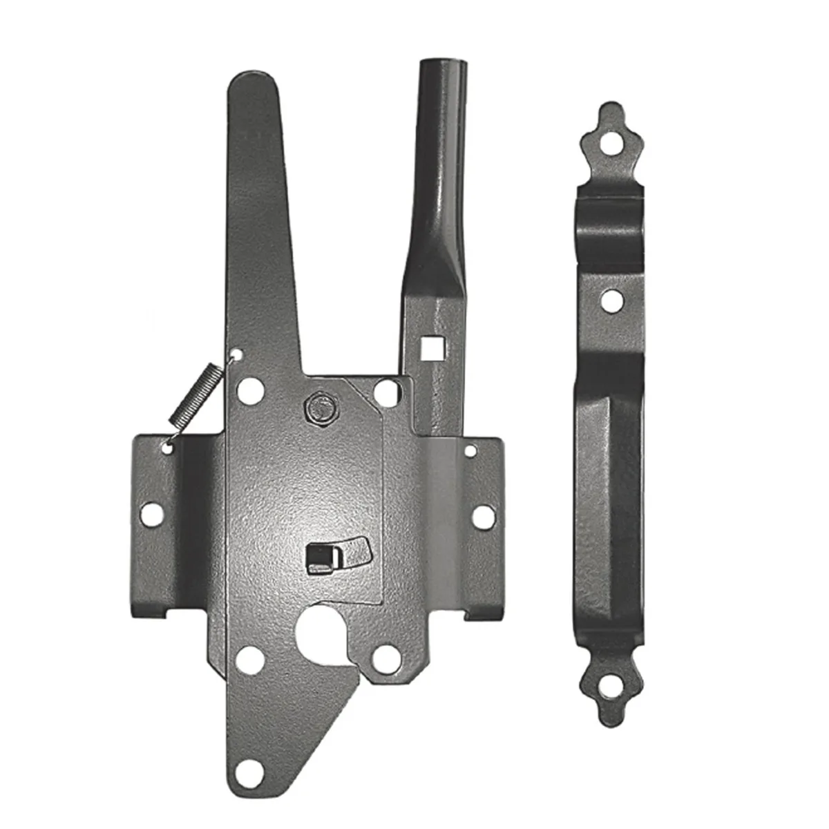 Nuvo Iron Nuvo Iron DTPLUH Deluxe Traditional Post Latch with Ultima Handle Black — product photo