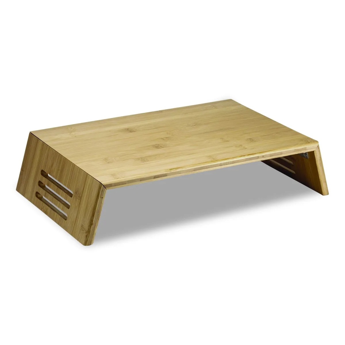 Officemate Officemate 71008 Bamboo Monitor Stand 17.56 x 12.44 x 2.64 Brown 20 lbs — product photo