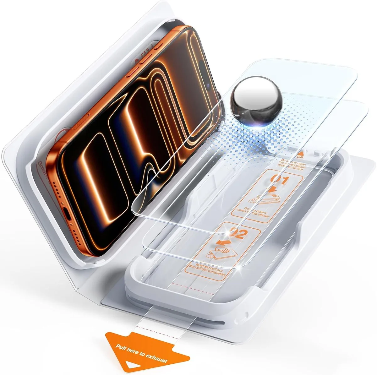 NuoTo NuoTo 2 Pack Tempered Glass Screen Protector for iPhone 17 Pro Max — product photo