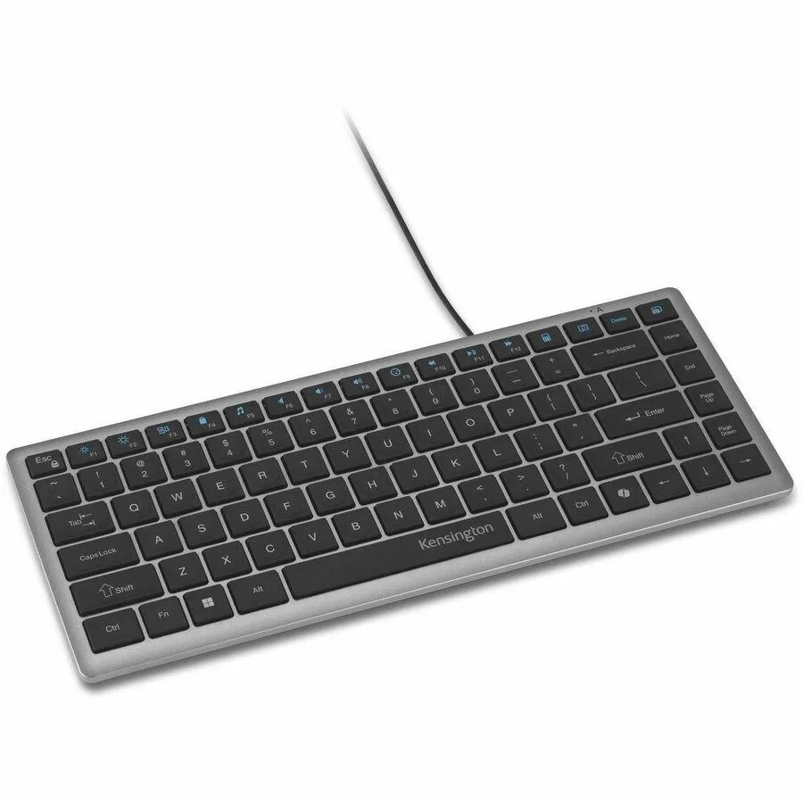 Kensington Kensington KB415 USB-C Wired Compact Keyboard 86 Keys Gray — product photo
