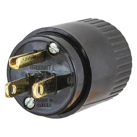 Hubbell Incorporated Hubbell Incorporated 515P Straight Blade Plug 5-15P 15 A 125V AC electrical box — product photo