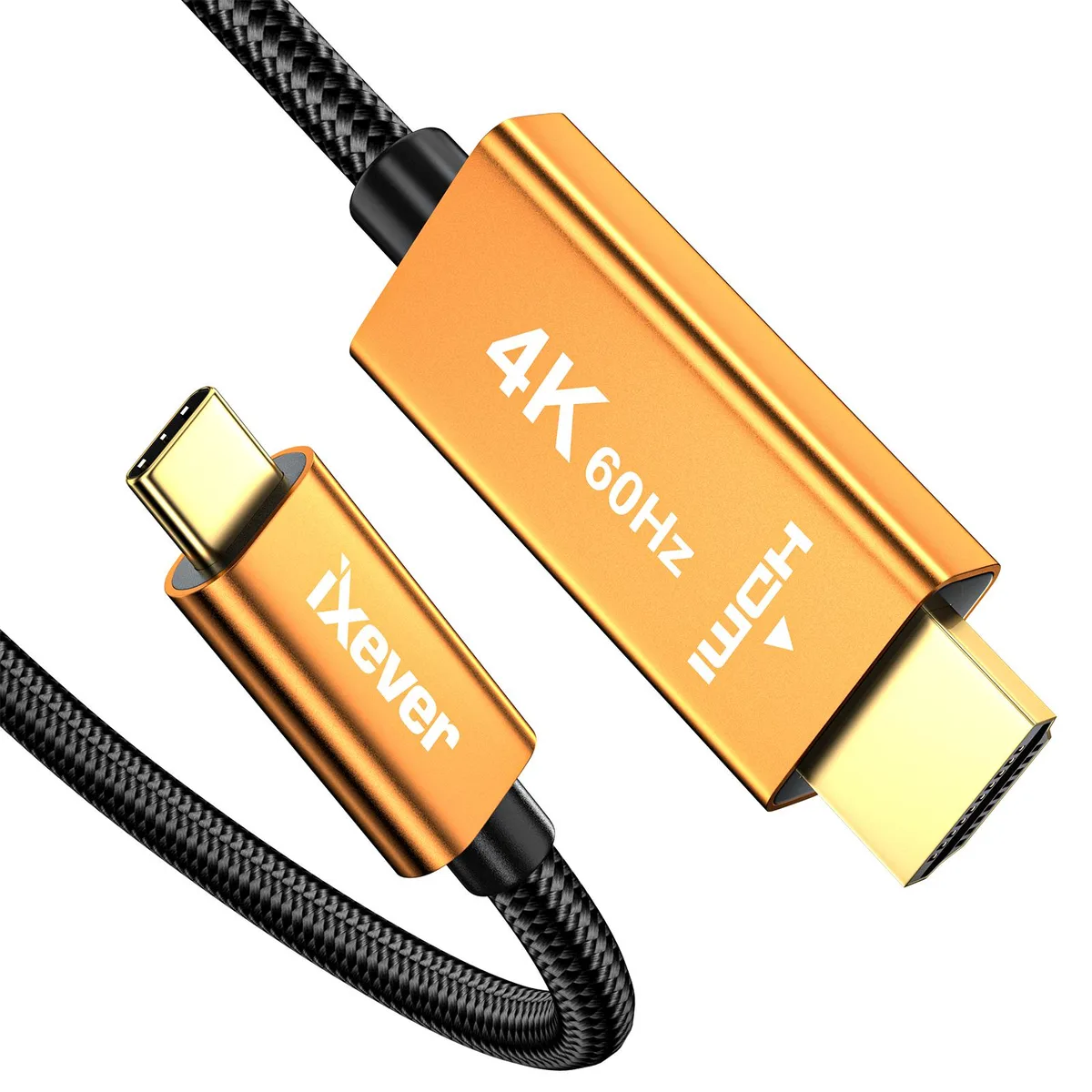 iXever iXever USB-C to HDMI Cable 4K@60Hz 6.6ft — product photo