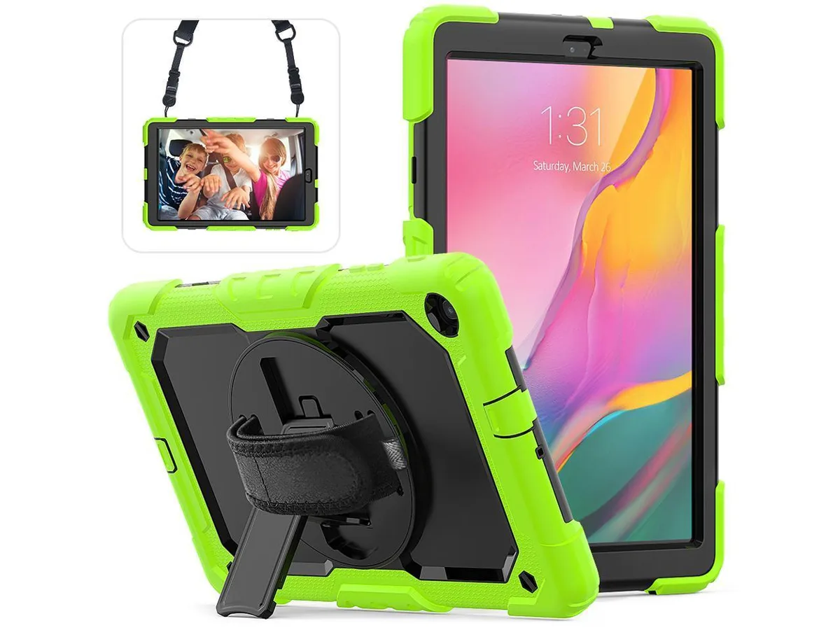 BONAEVER BONAEVER Galaxy Tab A 10.1 2019 Case with 360 Stand Strap Pencil Holder SM-T510 T515 T517 — product photo