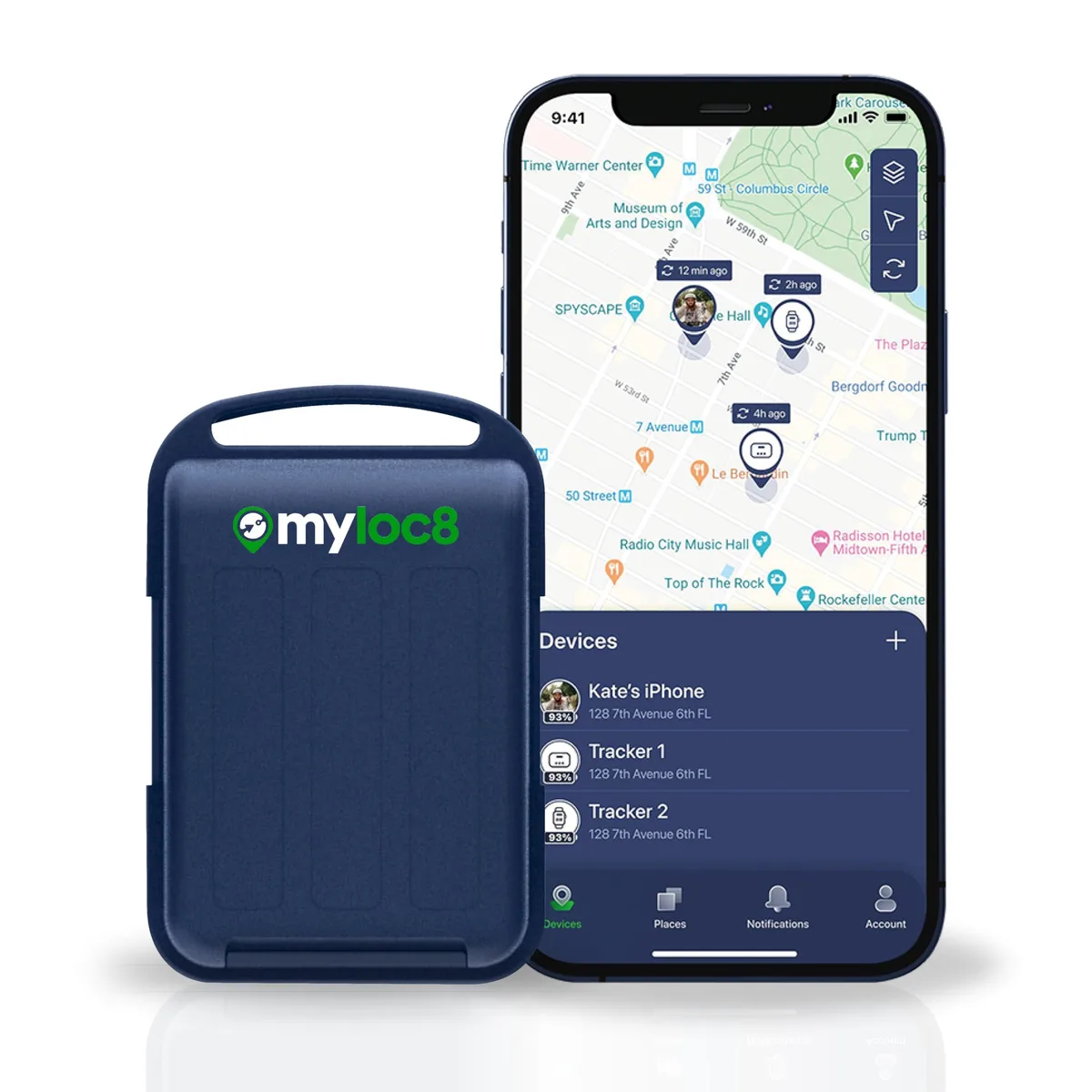  MYLOC8 AS300 GPS Accessory Magnetic 4 Week Battery IP67 LTE Bluetooth — product photo