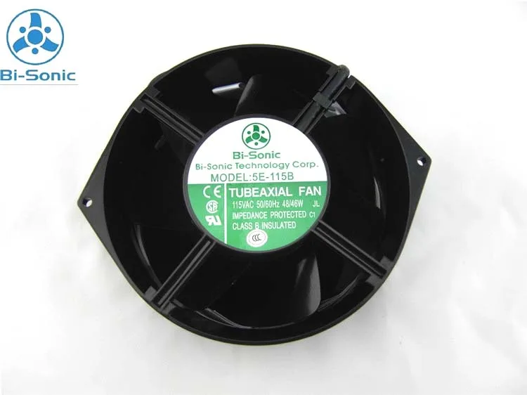 Zyvpee Zyvpee 5E-115B 170mm AC axial case fan 115V 2-wire — product photo