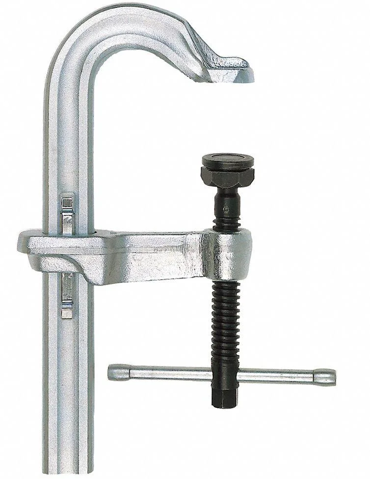 Bessey 14 inch bar clamp with forged steel bar and swivel MorPad