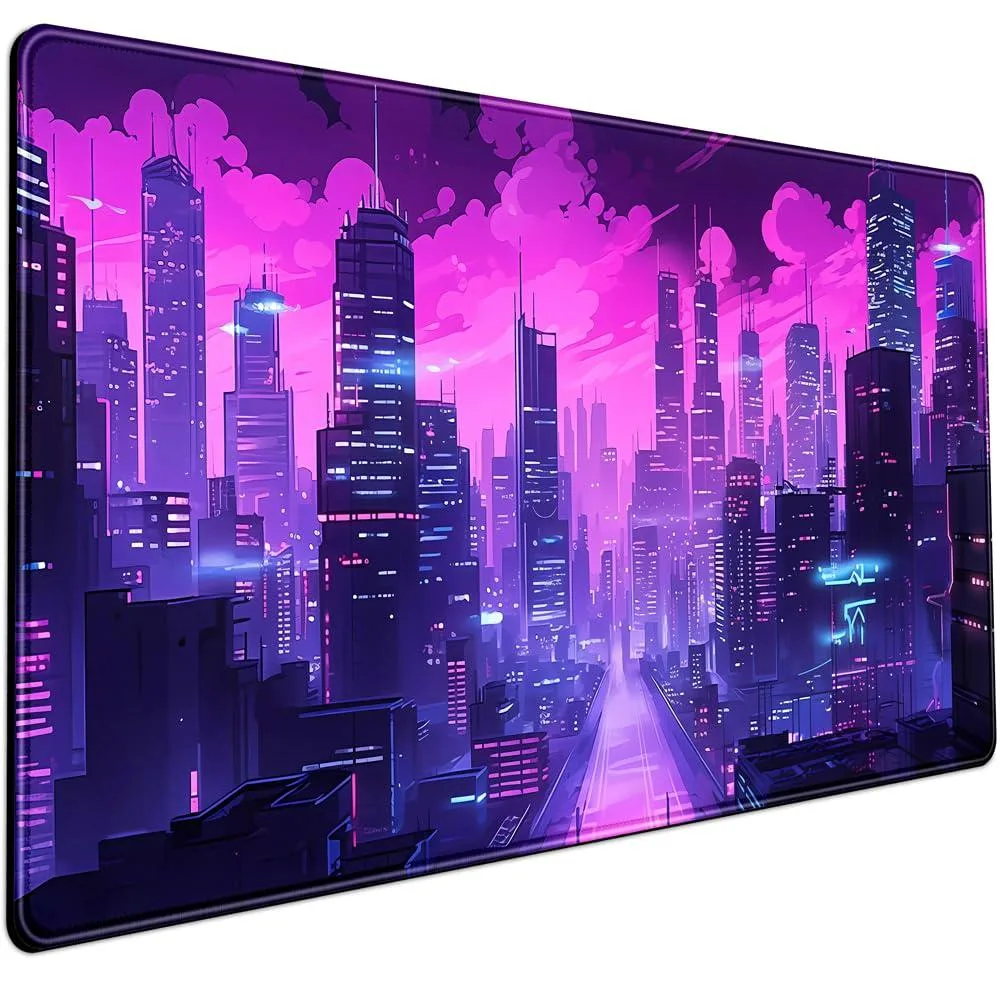 KEHIPI KEHIPI fd687678 Mouse Pad 31.5x15.8 in City Skyline — product photo