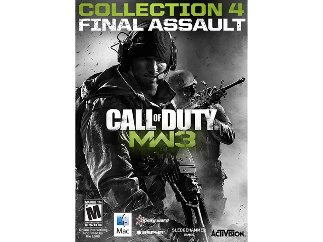 Aspyr Aspyr ASPYR076 Call of Duty: Modern Warfare 3 Collection 4: Final Assault Mac DLC downloadable game — product photo