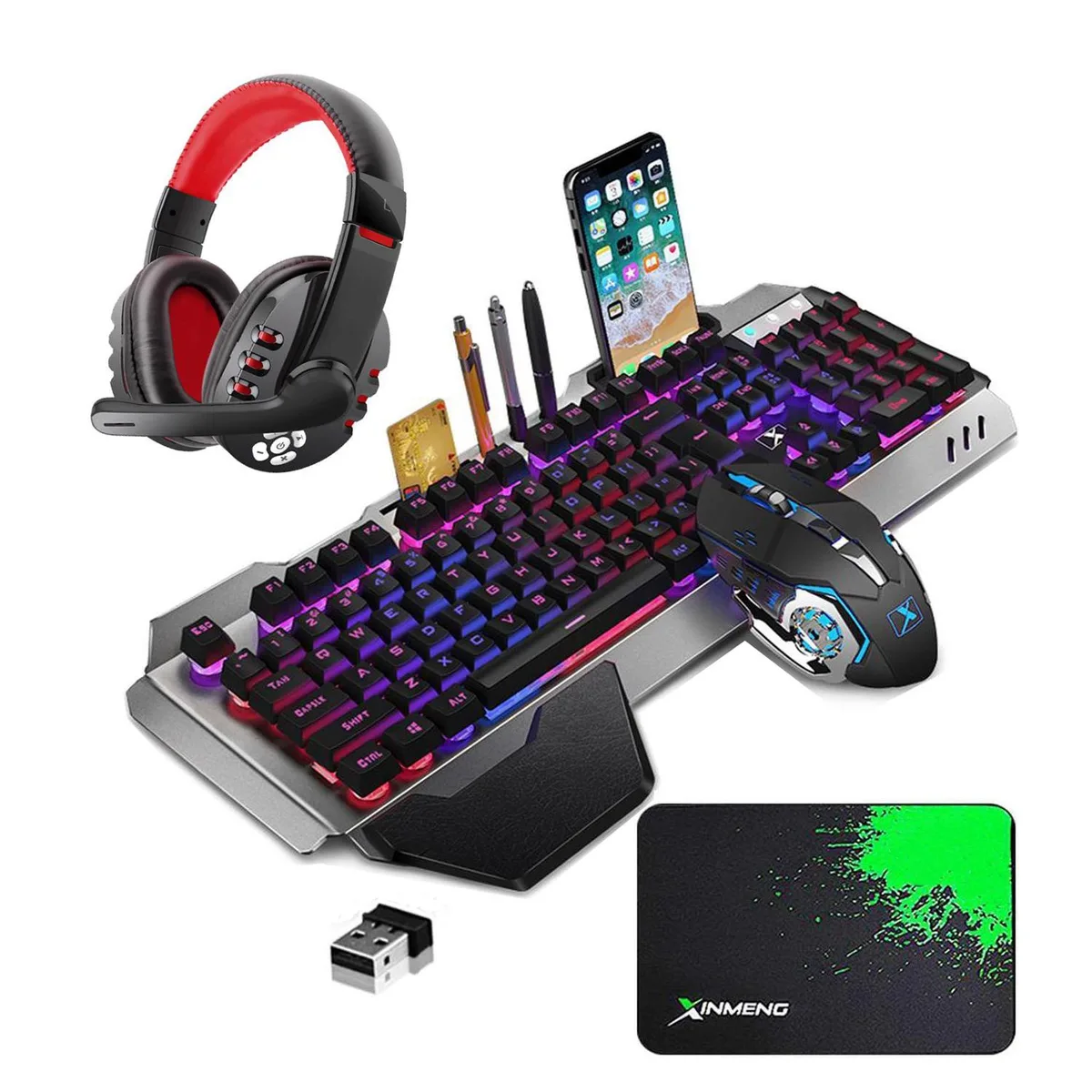 Chicong Technology Co., LTD Chicong Technology Co., LTD NGCHK680V8BLACK Wireless Gaming Keyboard Mouse Headset Set — product photo