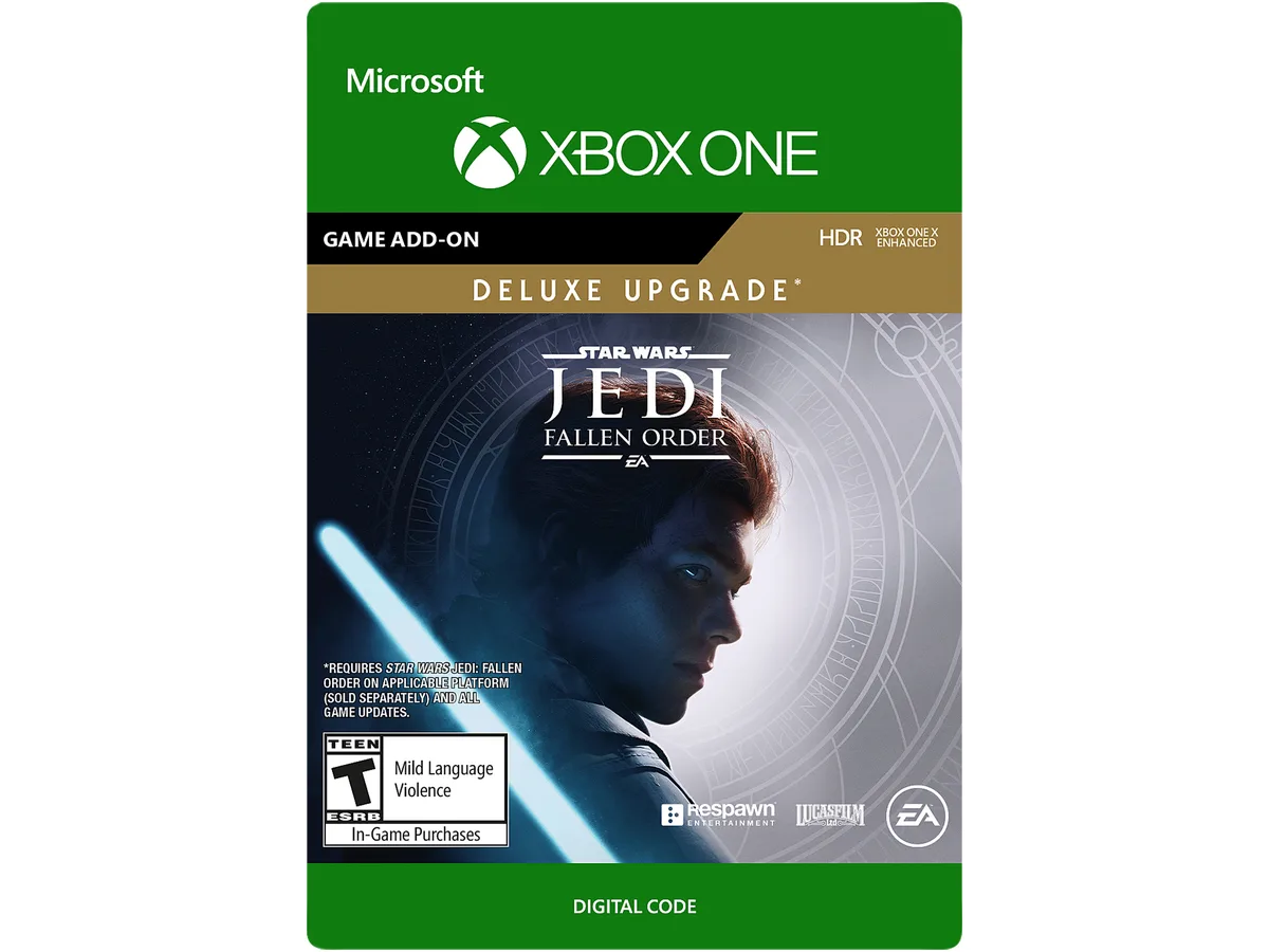 Electronic Arts Electronic Arts 7D4-00512 STAR WARS Jedi Fallen Order Deluxe Upgrade Xbox One downloadable game — product photo