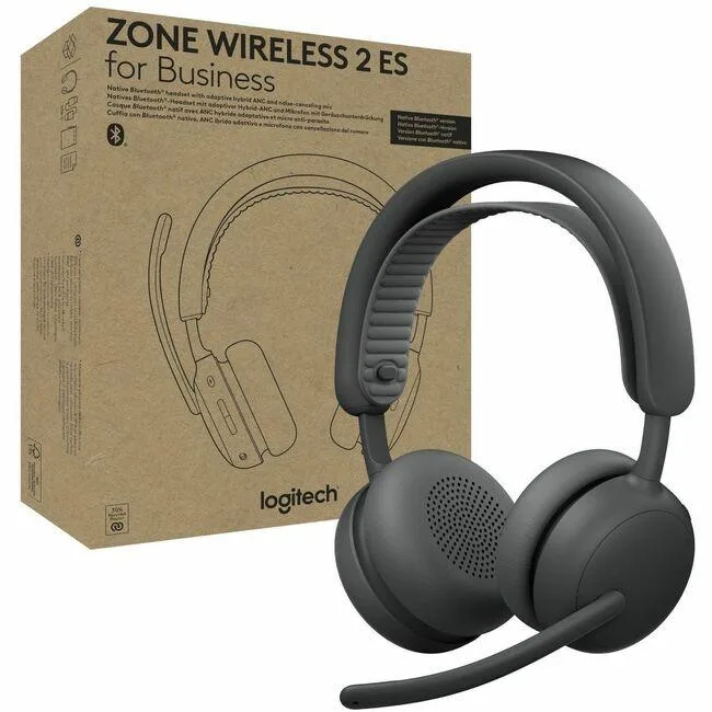 Logitech Logitech 981-001511 Zone Wireless 2 ES Headset Graphite — product photo