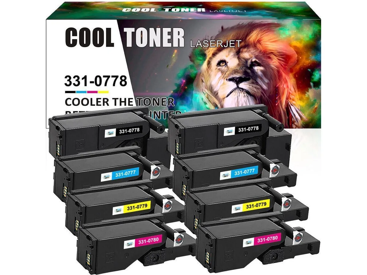 V4ink V4ink 8PK 2*KCMY 1250 Toner Cartridge — product photo