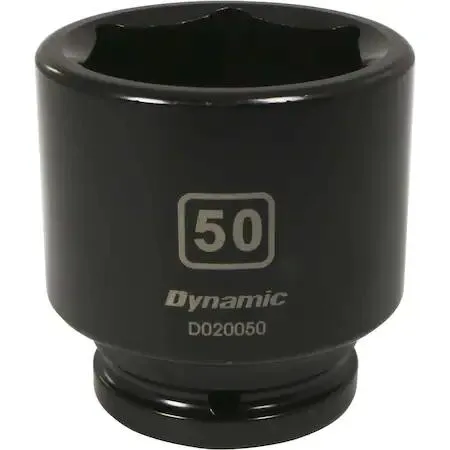 Black phosphate 3/4 inch drive 6-point socket 50mm