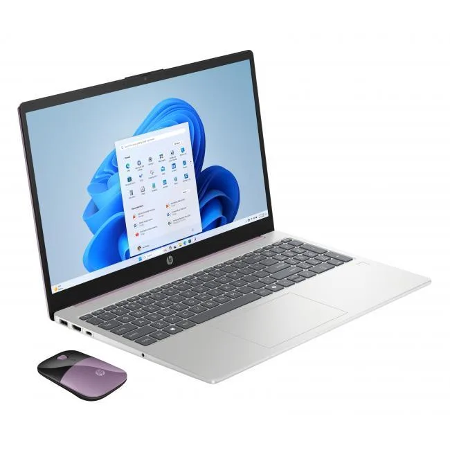 HP HP 15.6" HD Notebook Intel N100 4GB 128GB UFS Winter Lavender business laptop — product photo