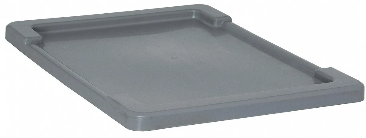 Quantum Storage Systems Quantum Storage Systems LID2417GY Gray Plastic Lid 23 3/4 x 17 1/4 in — product photo