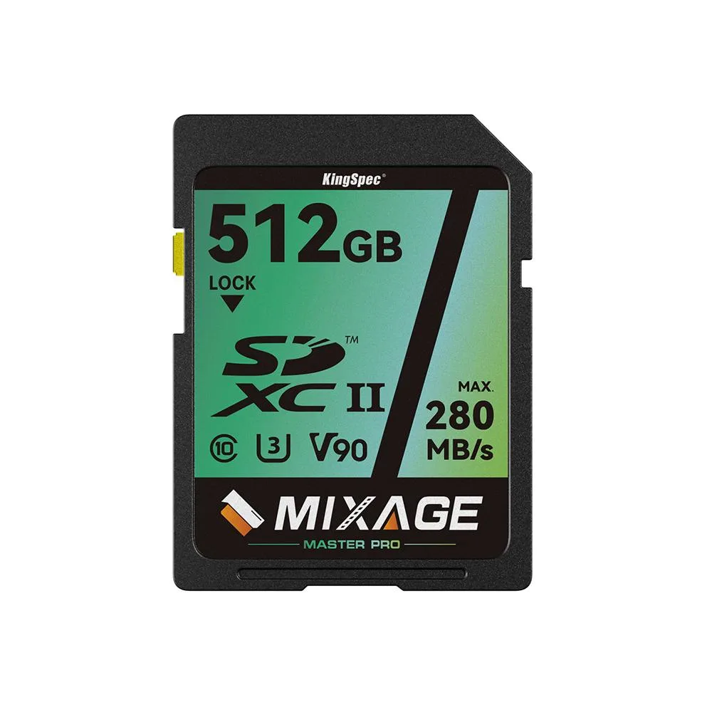 MIXAGE MIXAGE MS206512 512GB SD memory card — product photo