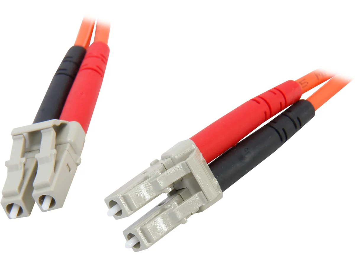 STARTECH STARTECH 50FIBLCLC1 3.3 ft fibre optic cable OM2 50/125 LC duplex — product photo