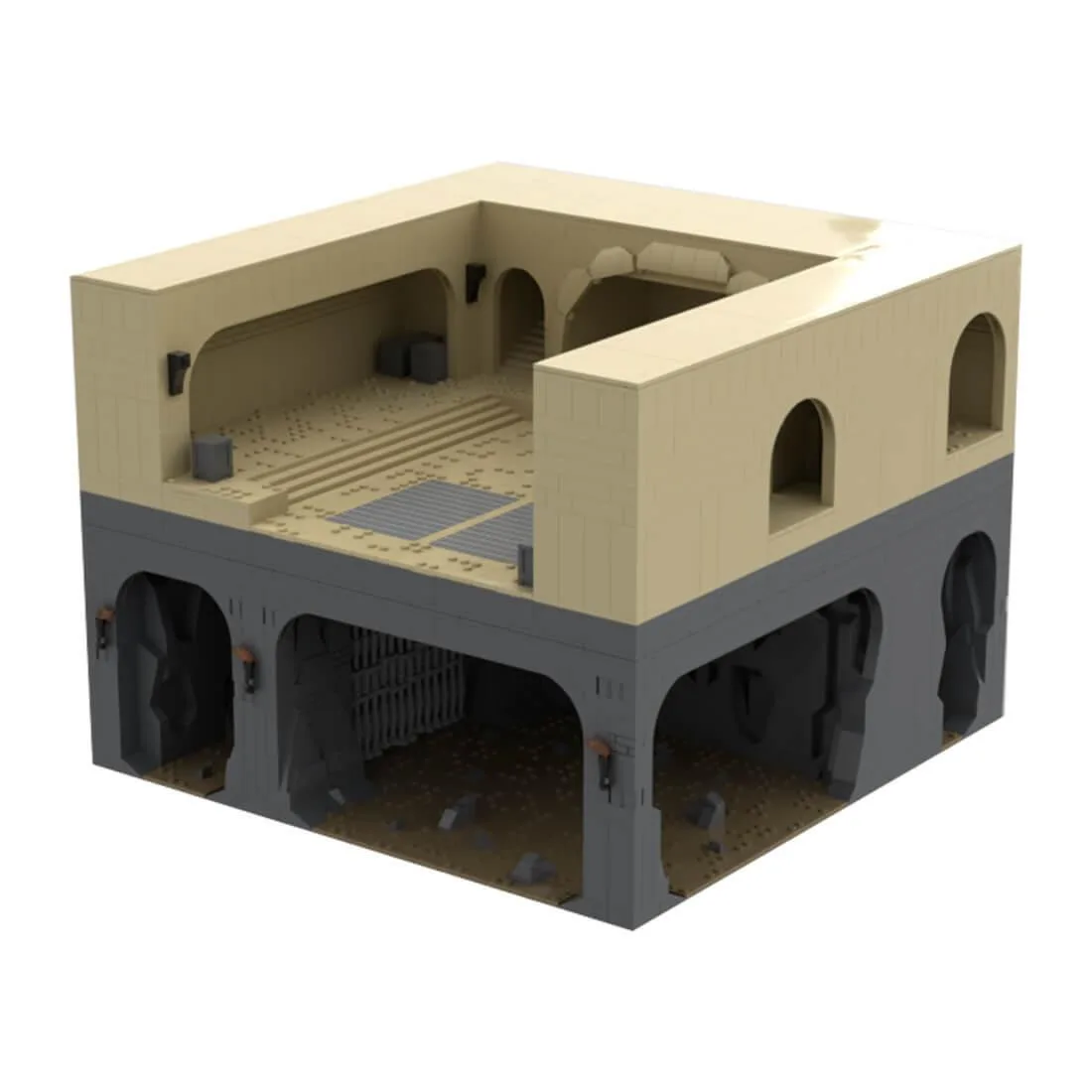 ZITIANYOUBUILD ZITIANYOUBUILD MOC-102310 UCS Castle Palace Throne Room 1:1 Model 4017PCS — product photo