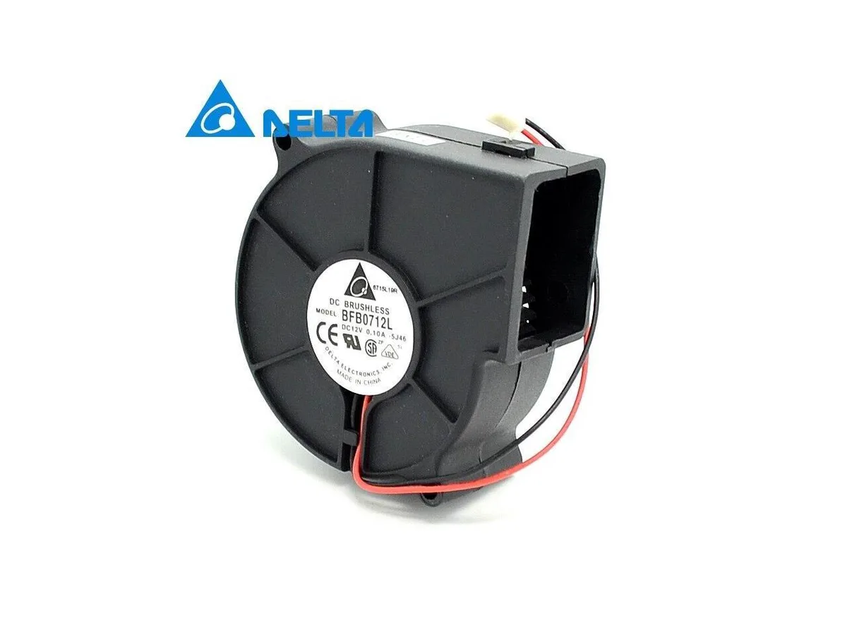 Fans Fans BFB0712L 7530 turbo blower 1U2U server 12V 0.10A quiet case fan 75x75x30mm — product photo