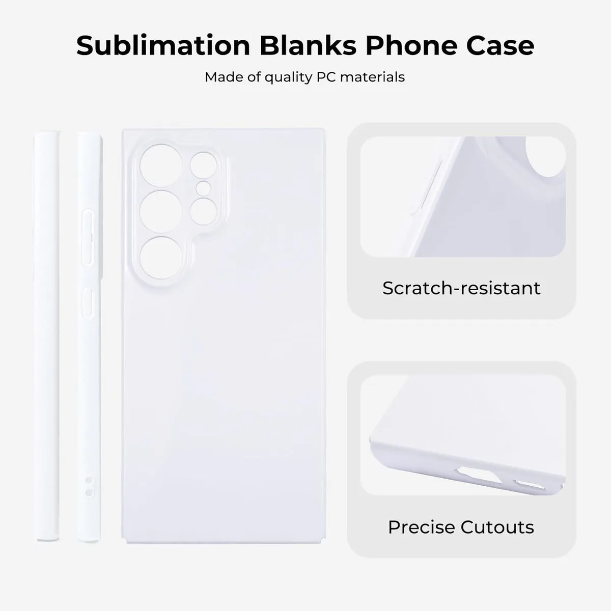 Transcend Transcend 6 Pack Sublimation Phone Case Blanks for Galaxy S23 Ultra Glossy — product photo