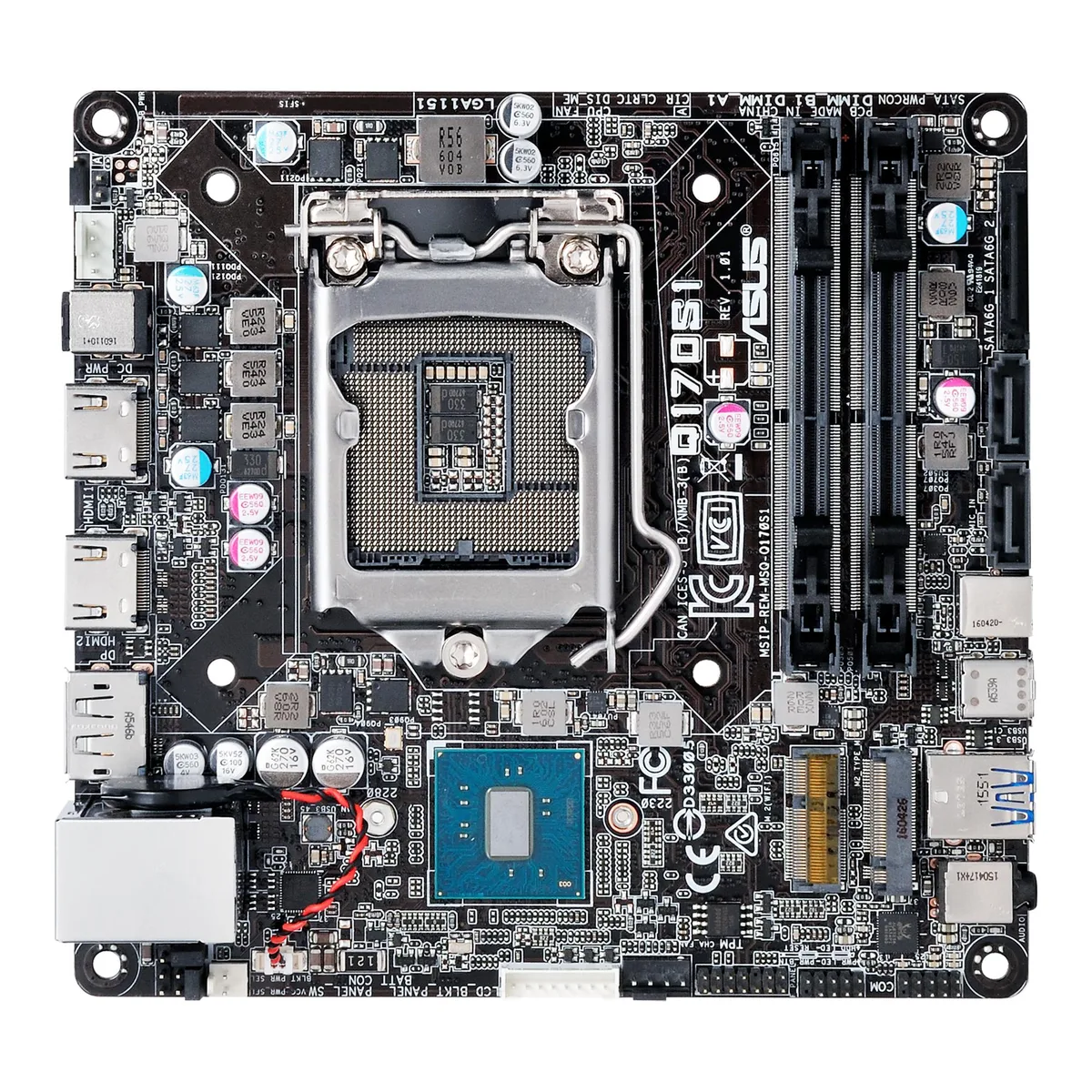 ASUS ASUS Q170S1 Intel Q170 LGA 1151 Mini STX motherboard — product photo