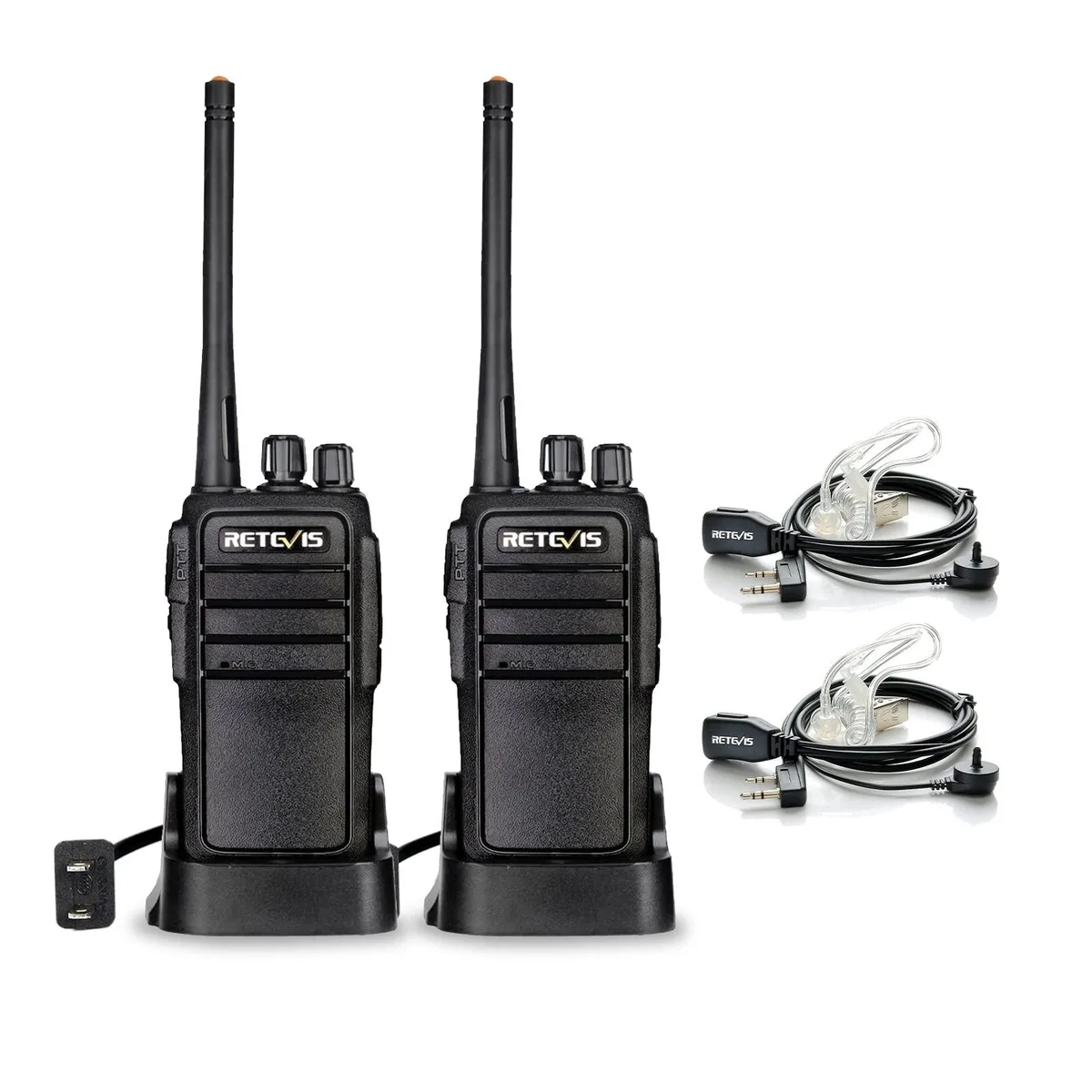 KEHIPI KEHIPI RT21 two-way radio 2-pack with earpiece and mic — product photo