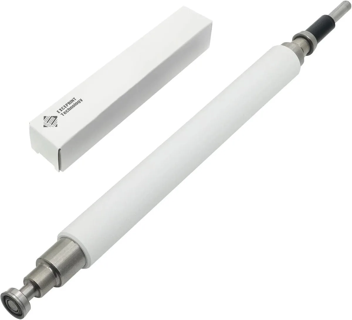 White cylindrical platen roller for Zebra ZT620 barcode printer