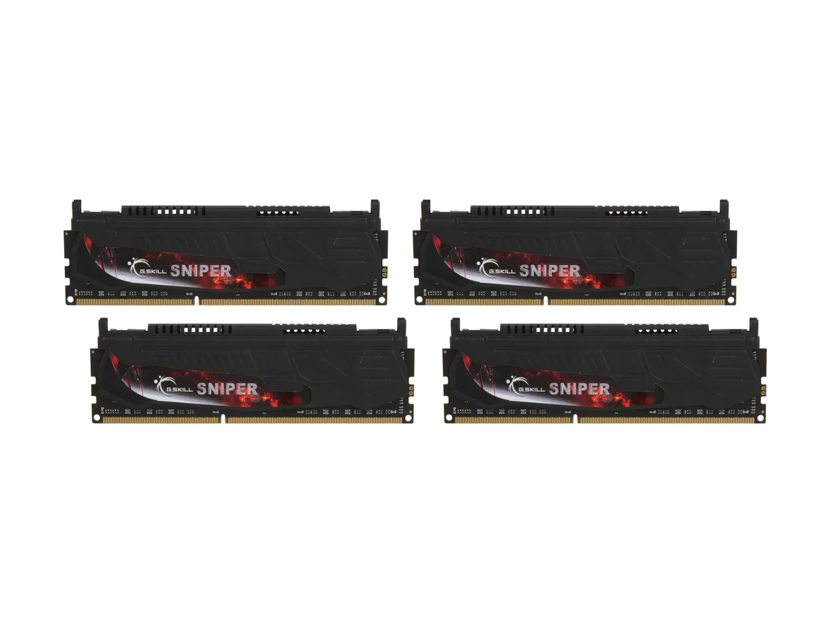 G.SKILL G.SKILL F3-17000CL9Q-16GBSR 16GB (4 x 4GB) DDR3 2133 desktop RAM — product photo