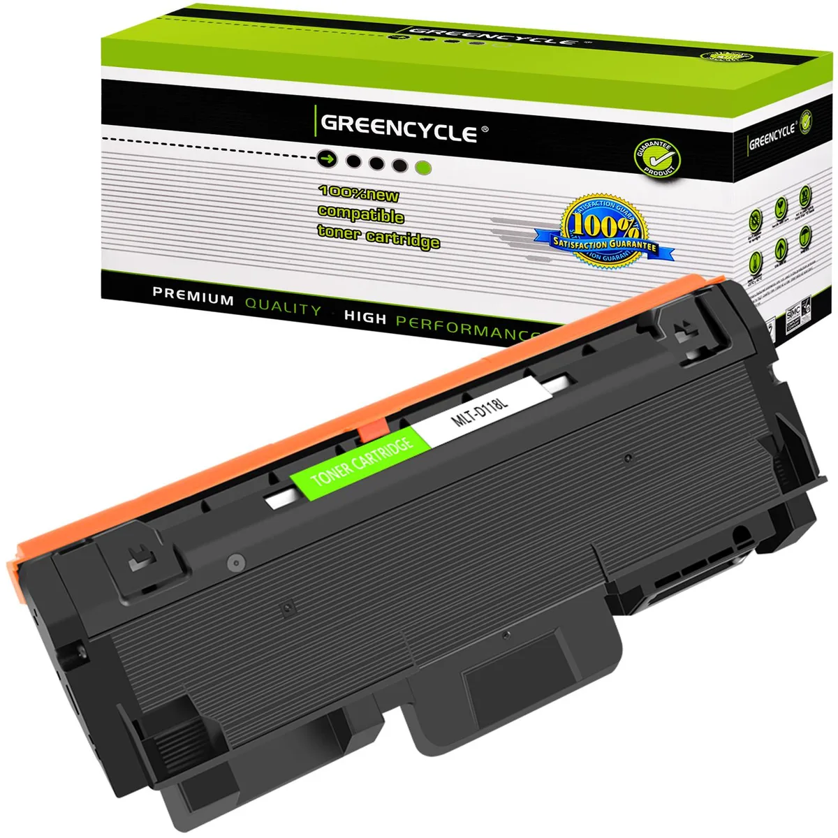 GREENCYCLE GREENCYCLE MLT-D118L Black Toner Cartridge 4000 Pages — product photo